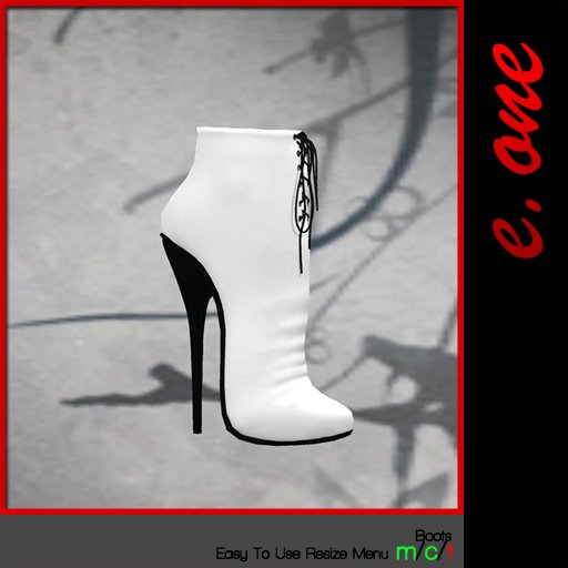 e.one Shorty Leather White