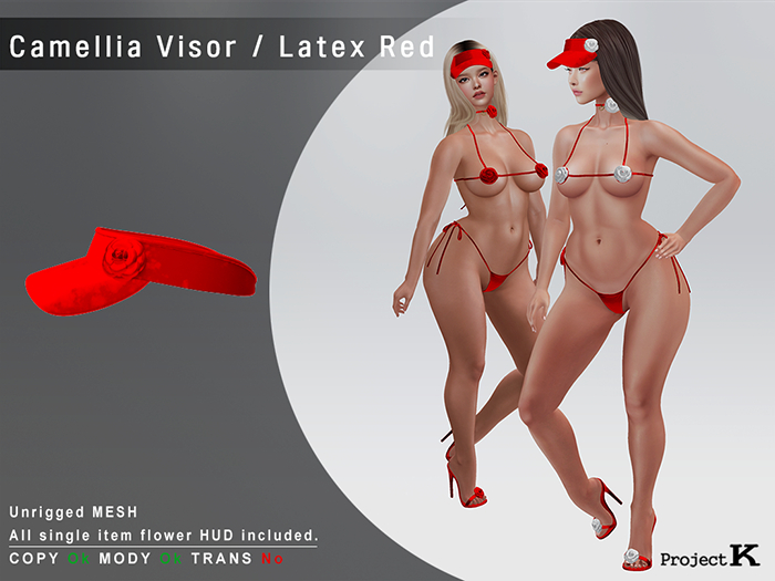 Project K / Camellia Visor / L Red