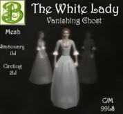 The White Lady, Vanishing Ghost, Rotating, 3D Mesh, 1 & 2 LI