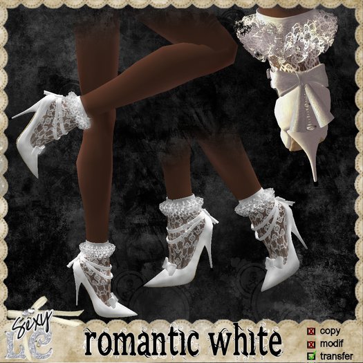shoes ROMANTIC white