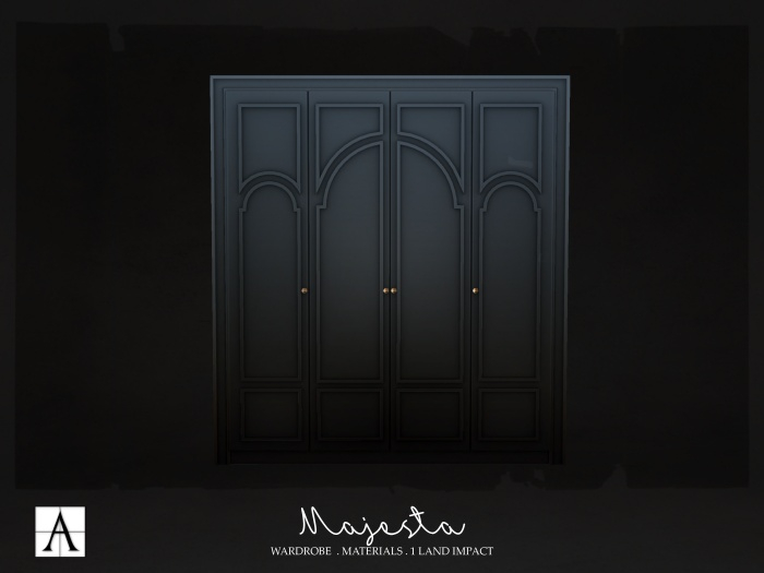 Architect. Majesta Wardrobe (midnight) 1LI