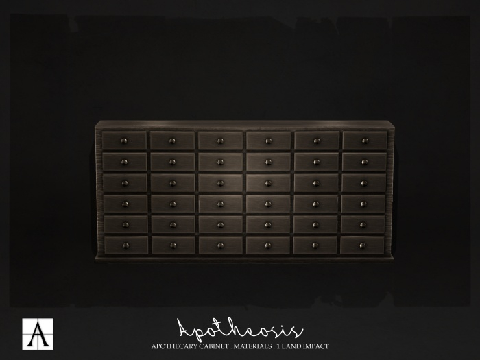 Architect. Apotheosis Apothecary Cabinet #3
