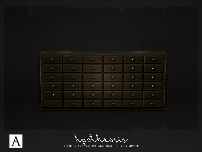 Architect. Apotheosis Apothecary Cabinet #2