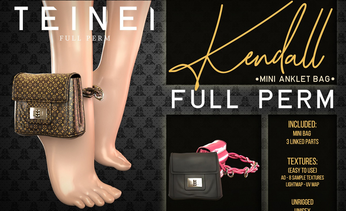 TEINEI - KENDALL MINI ANKLET BAG - FULL PERM