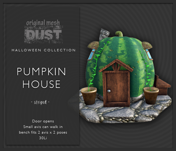 DUST: Pumpkin House - Striped Rare