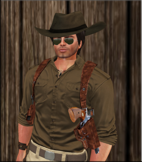 Shoulder Holster  'n Pistol (wear or add) Resizer
