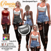 AmAzInG CrEaTiOnS Jean Jumpsuit Top  6 Demo