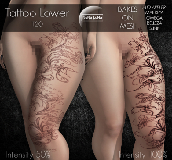 ~NL~ Tattoo Lower - T20