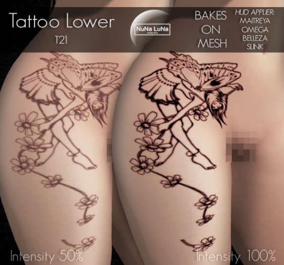 ~NL~ Tattoo Lower - T21 