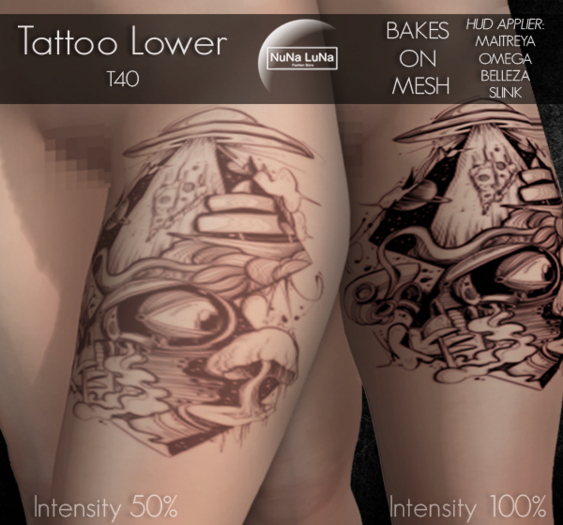 ~NL~ Tattoo Lower - T40