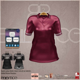 Baiastice_Polo Shirt Dress-Wine