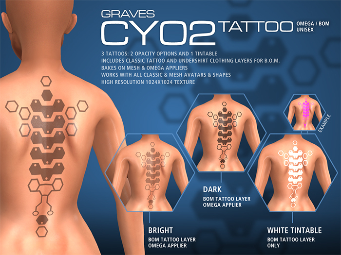 GRAVES Cy02 Tattoo