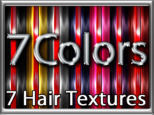 Zoy Texture [ Bright Hair Highlights ] Red Line - 7 Colors
