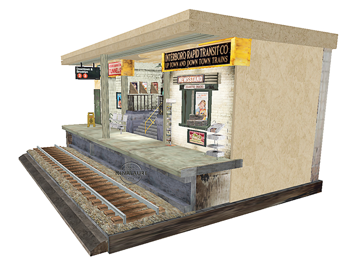 JPK | Backdrop | Subway Station RARE