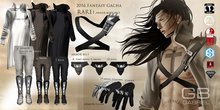 GB 2016 Fantasy Gacha Set Black & White + Rare (5 Pcs)