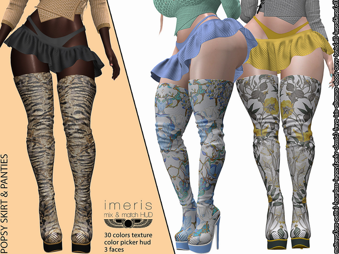 imeris / MIX & MATCH HUD POPSY SKIRT & PANTIES V-2