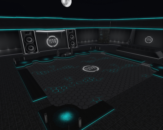 RS8 - [Blue Teal] - Neon Disco Club - 90x90 - [ADHIR] - BOX