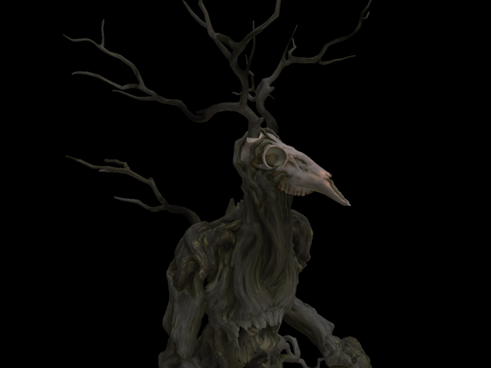 BOXESTATUA ARBOL MALO MALO CIERVO XXI