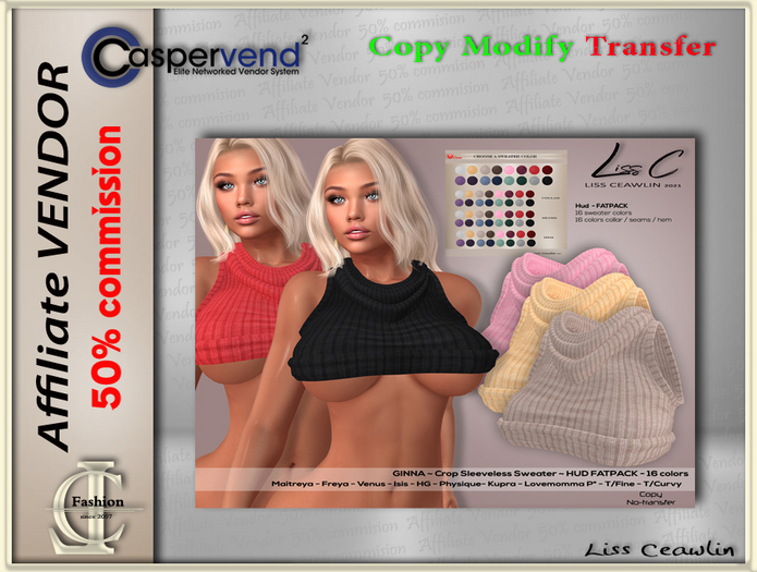 LC Affiliate Vendor - Ginna Sweater [8 vendors]