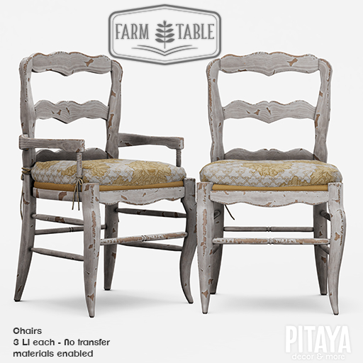 Pitaya - Farm Table Mood - Chairs