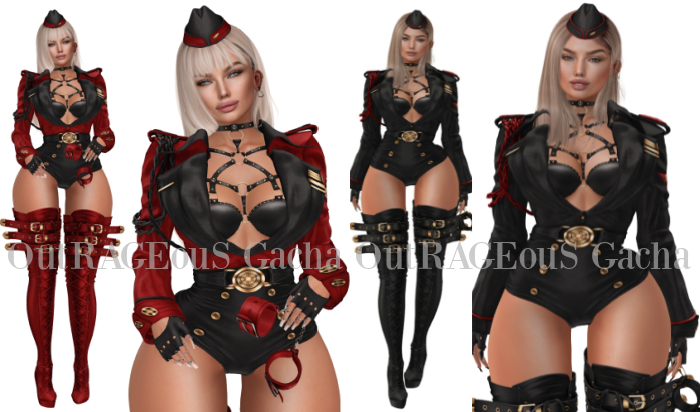 Criminal Police for Red & Black Outfits & Rares