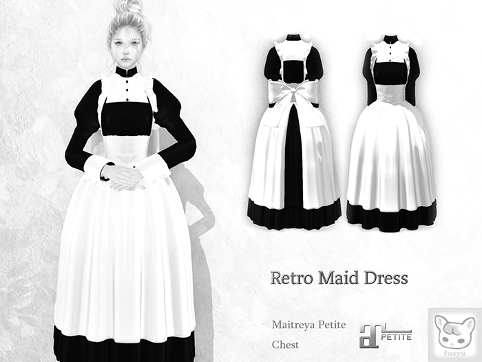 DEMO Maitreya Petite , fuayu Retro Maid black