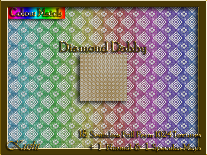Diamond Dobby Seamless Texture Set