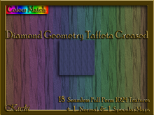 Diamond Geometry Taffeta Creased Solids Seamless Texture Set