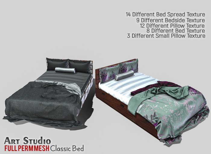 Art Studio.FULL PERM \\ Classic Bed