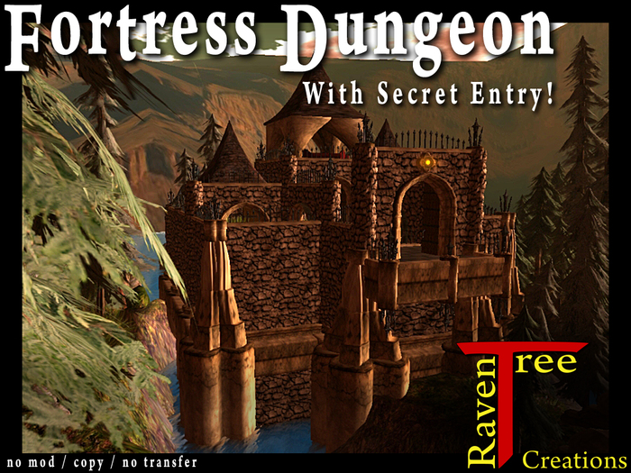 Raven Tree Fortress Dungeon with Secret Entry - Live your Fantasy