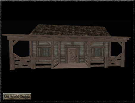Second Life Marketplace - Old World Designs Timber Frame Shack with ...