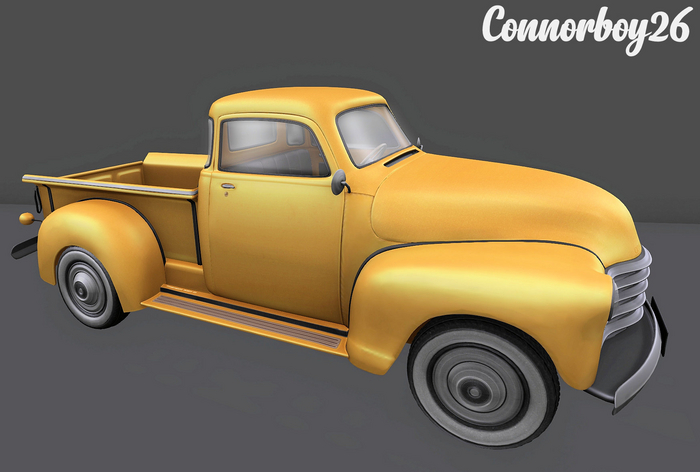 [Con.] Stepside Pick-up - HUD - (WEAR ME) -  Yellow