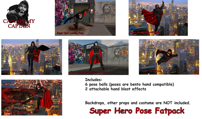 Super Hero Pose - Fatpack