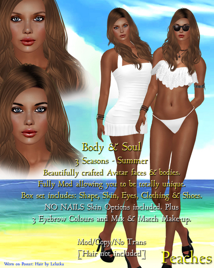 Body & Soul - 3 Seasons - Summer - Peaches - Bag
