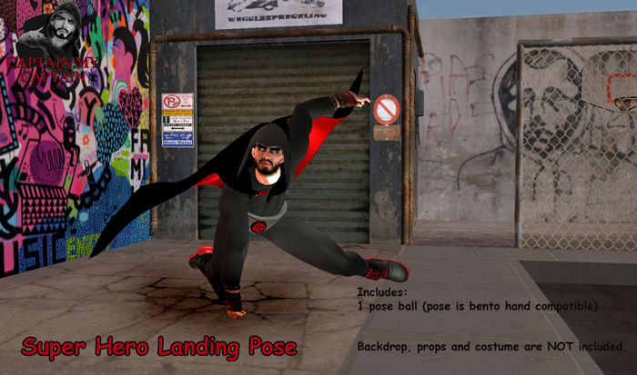Super Hero Pose - Landing