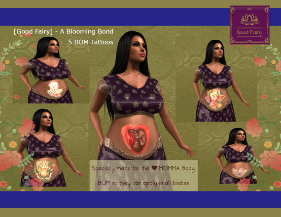 [Good Fairy] - A Blooming Bond {Tattoo} FATPACK