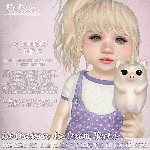 . tiptoes - Lil Creatures Ice Cream Fatpack