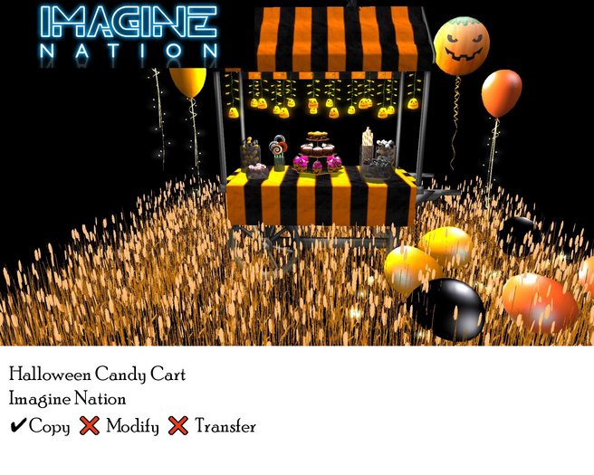 Halloween Candy Cart
