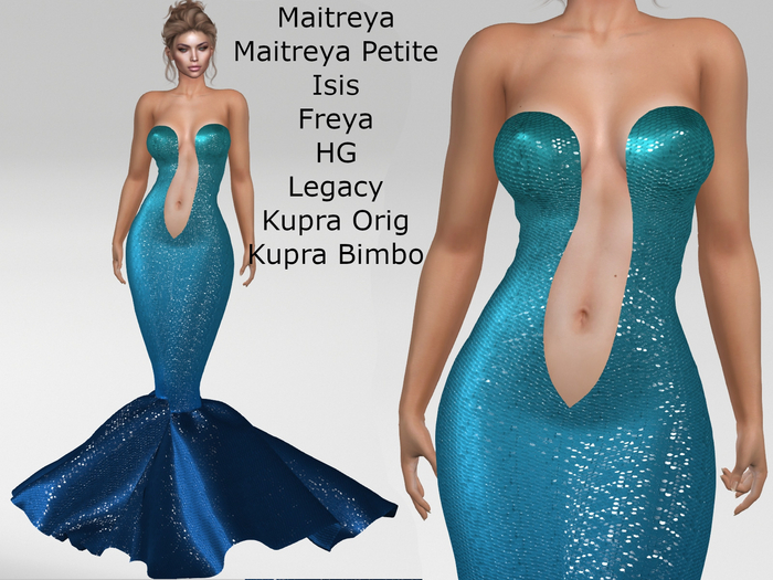 ~PP~ Sequined Genie Gown -  Shallow