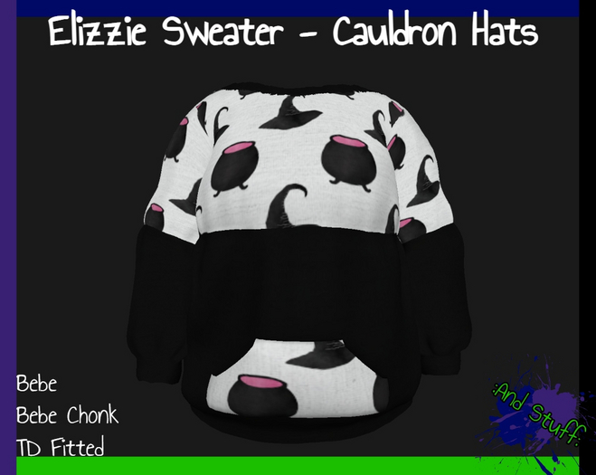 :And Stuff: Elizzie Sweater - Cauldron Hats