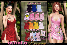 Astralia - Mooncake Dress (Flamingo)