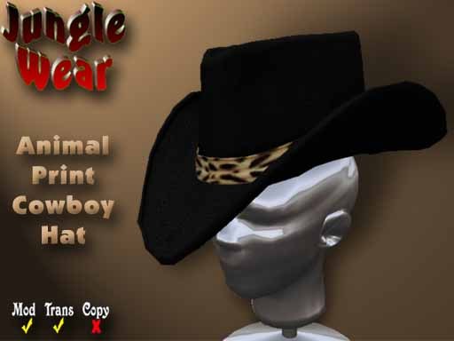 JW - Cowboy Hat (Leopard)