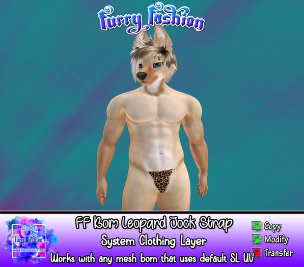 ~FF~ Bom Leopard Jock Strap 
