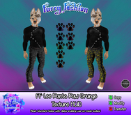 ~FF~ Lee Pants Paws Grunge