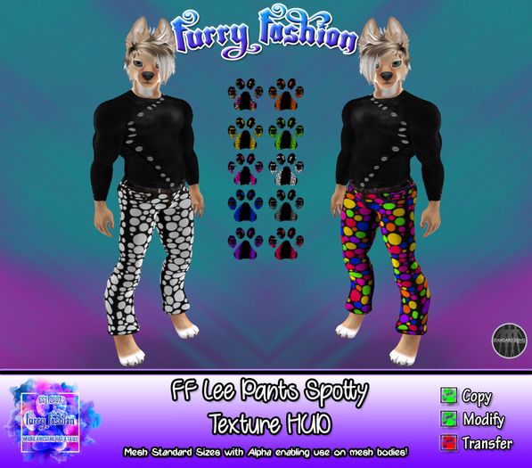 ~FF~ Lee Pants Spotty Demo