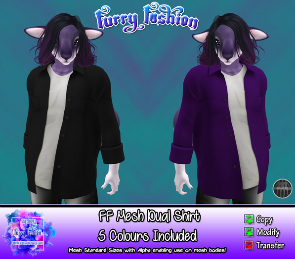 ~FF~ Mesh Dual Shirt Black