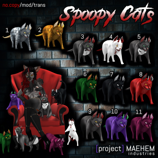 [p]Mi Spoopy Cats - #2 Rusted Gold (RARE)