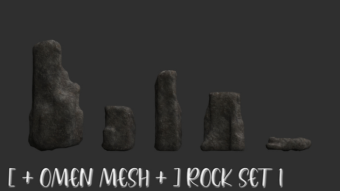 [ + OMEN MESH + ] ROCK SET 1