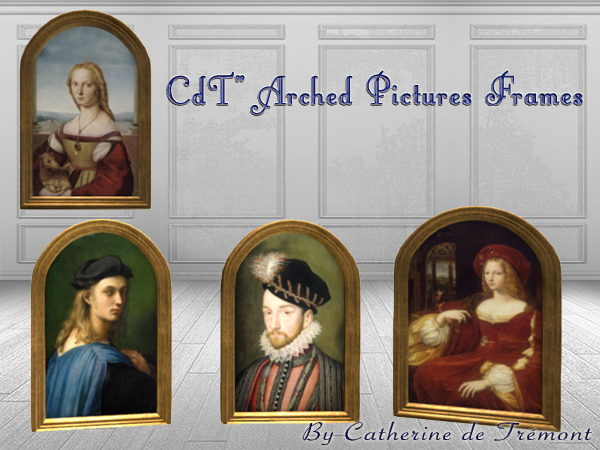 ""CdT"  Arched Pictures frame III