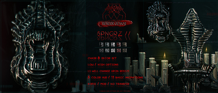 HUMAN GLITCH // SPNGRZ / CHAIR&DECO EPIC (wear)